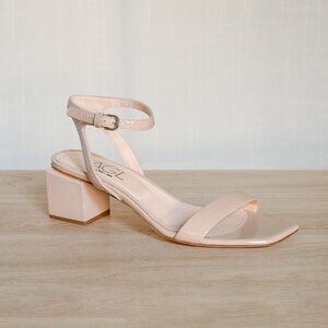 Iconic Angie Sandal with cube-shaped 2.3in heel